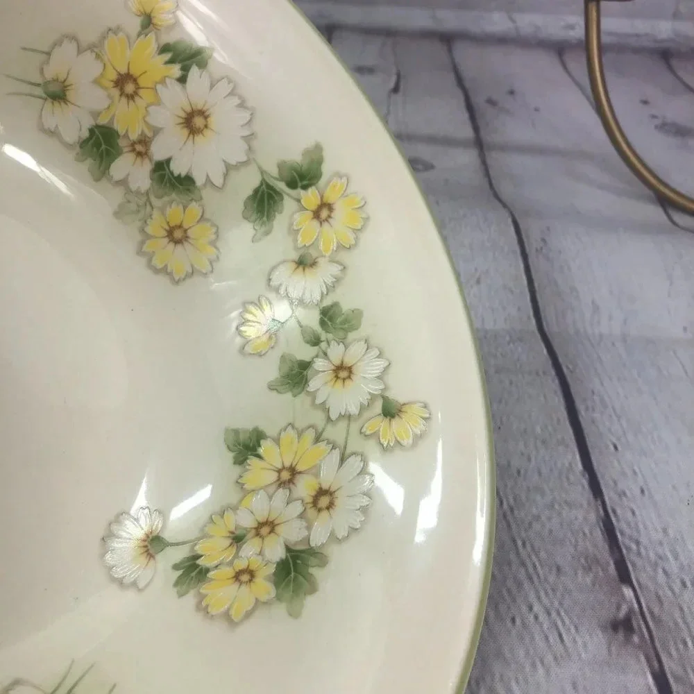 vintage Daisy garland by Noritake serving bowl